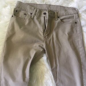 Levi’s tailored skinny khaki jeans